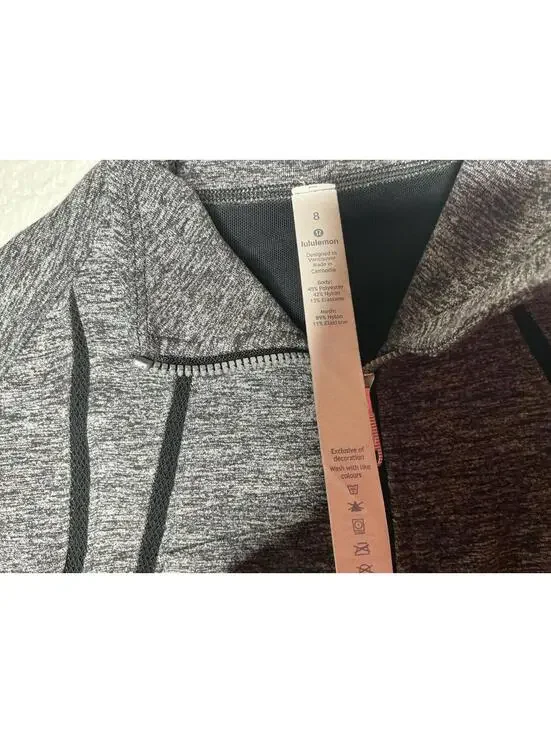 < Lululemon Dark Grey Define Jacket Athleisure Sporty Casual > - Picture 3 of 5
